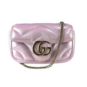 Gucci GG Marmont Holographic Crossbody Bag
